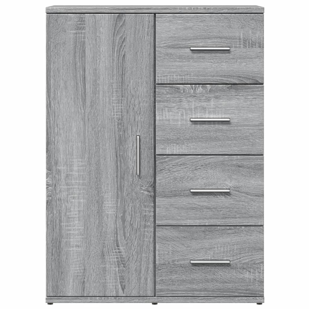 Sideboards 2 pcs Grey Sonoma 59x39x80 cm Engineered Wood